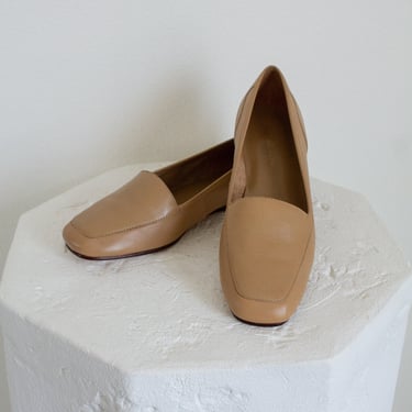 Vintage tan leather loafers // 8.5 (2295) 