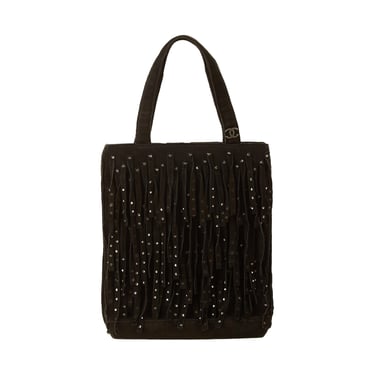 Chanel Black Fringe Mini Bag