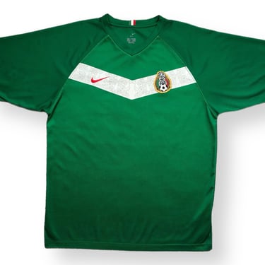 Vintage 2006 Nike Mexico National Soccer/Futbol Club World Cup Dri-Fit Jersey Size Large 