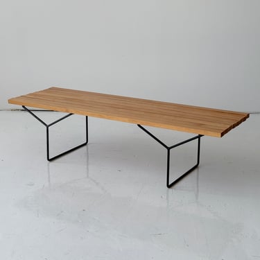 Slat Bench by Harry Bertoia for Knoll