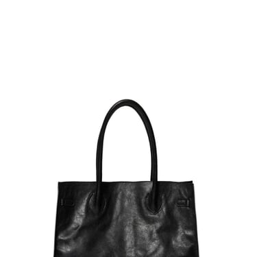 Doublet ITA Leather Bag - Black