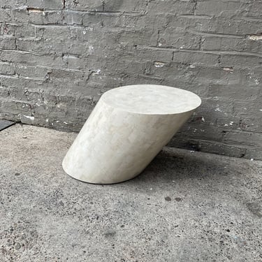 Maitland Smith Tesselated Marble Side Table