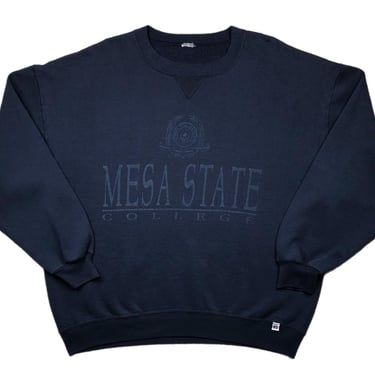 Vintage 90s Russell Athletic Colorado Mesa State University College Crewneck Sweatshirt Pullover Size XL/XXL 