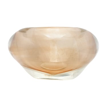 Murano Glass Avventurina Sommerso Bowl