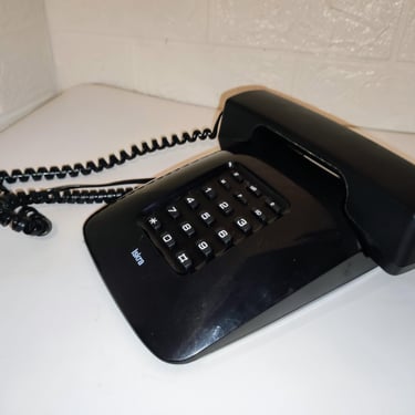 Vintage Telephone Iskra / Iskra Yugoslavia / Vintage Home Decor / Original Iskra / Dark Blue  Telephone / 90s 