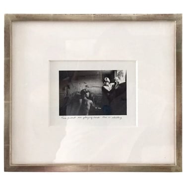 Framed Photograph by Duane Michals
