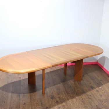 Mid Century Modern Vintage Teak Danish Extending Dining Table- Mid Century Furniture - Vintage Furniture - Scandinavian 