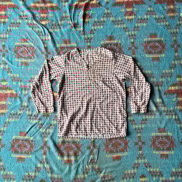 1950s Penney’s Patterned Pajama Top Shirt 