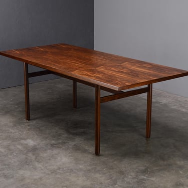 6.5ft Danish Modern Rosewood Dining Table or Desk 