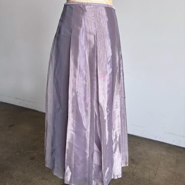 Vintage 80's Oscar De La Renta Silk Skirt, Designer Vintage, XS 26