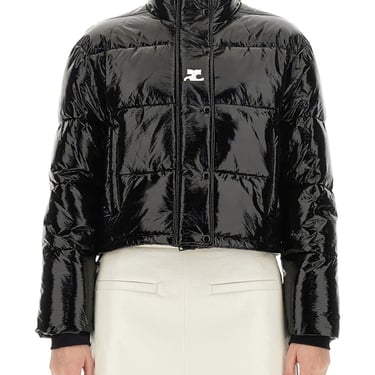 Courreges Women Short Vinyl Down Jacket