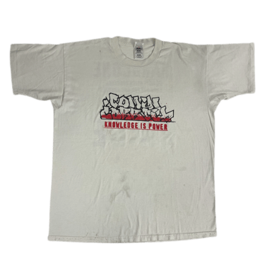 Vintage Comin Correct "Knowledge Is Power" Hardcore Pride T-Shirt