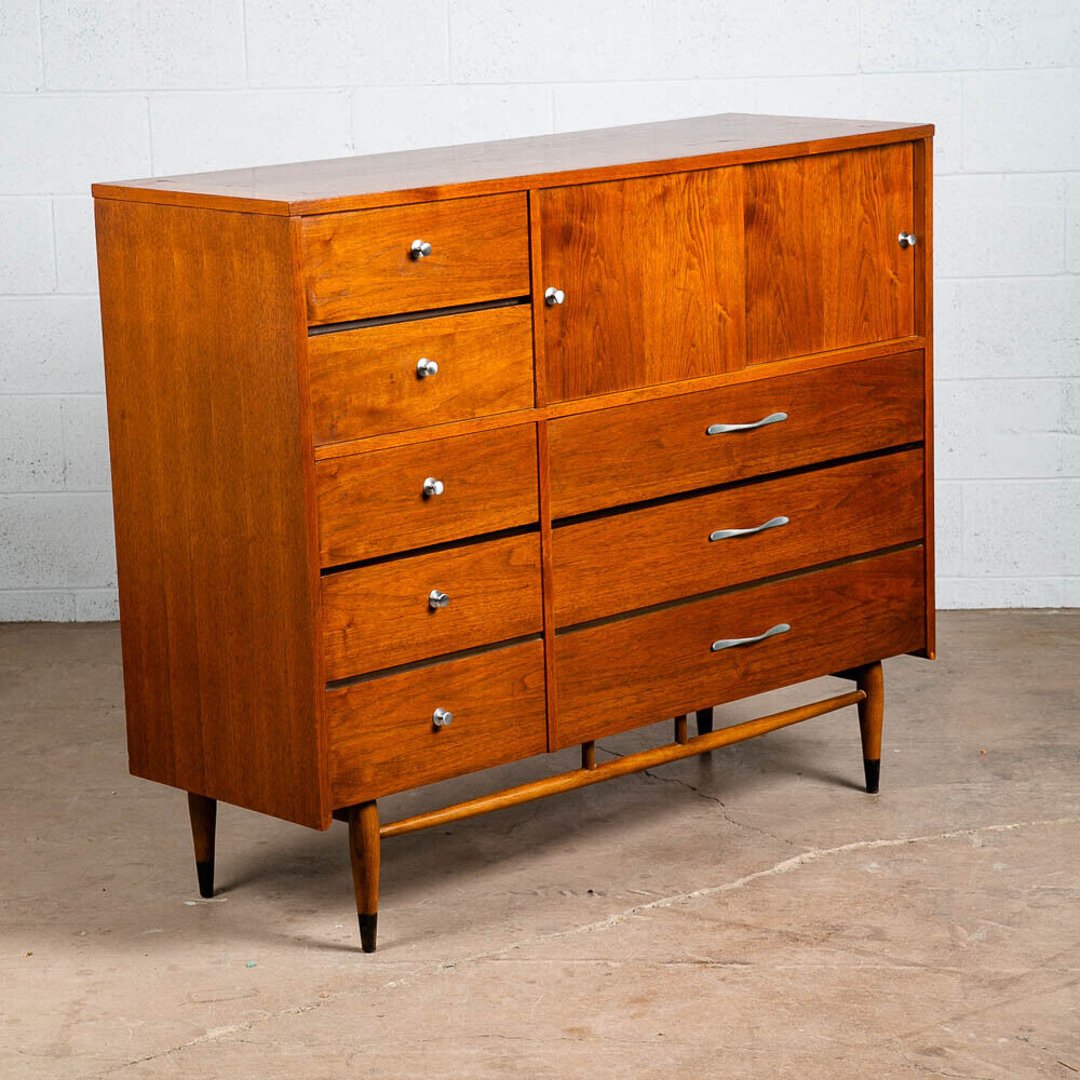 Mid Century Modern Dresser Gentlemans Chest 6 Drawers Lane Acclaim Mcm