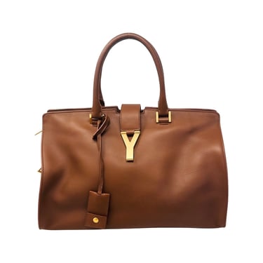 YSL Brown Leather 