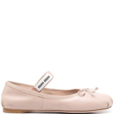 Miu Miu Women Leather Ballet Flats