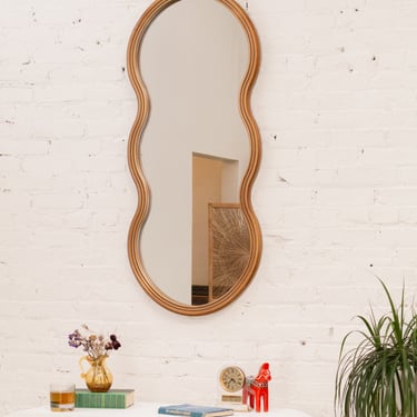 Gold Wavy Mirror