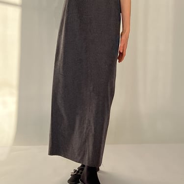 Alberta Ferretti Felted Wool Skirt (M)