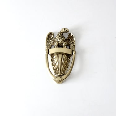 vintage brass eagle door knocker 