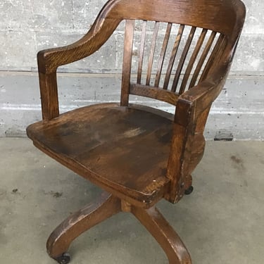 Vintage Banker’s Chair (Seattle)