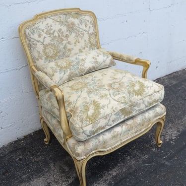 French Shabby Chic Carved Living Bed Room Side Accent Chair 3523