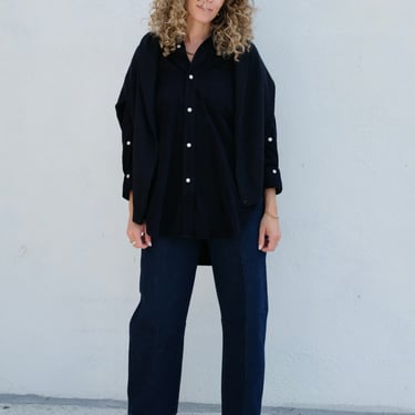 Kayla Shirt / Navy Corduroy
