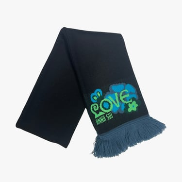 Anna Sui Love Scarf - Black Multi