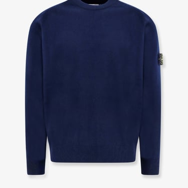 Stone Island Men Stone Island Blue Knitwear