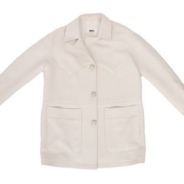 MM6 Margiela Neoprene Western Coat