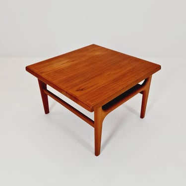 Danish teak solid coffee table/ side table By Niels Bach for Randers Möbel, 1960s 