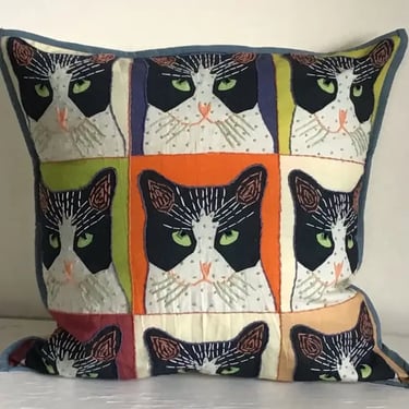 Cat Nine Lives Pillow
