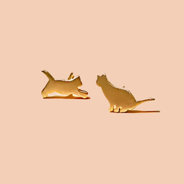 Cat Therapy Stud Earrings