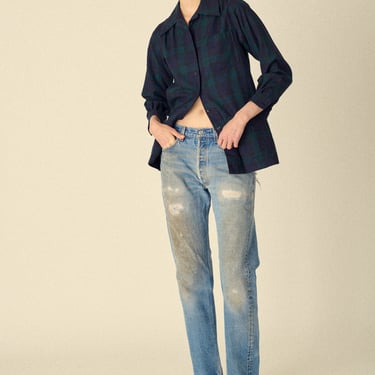Ysl Plaid Chorecoat