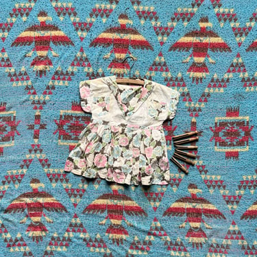 Vintage Homemade Child’s Dress Clothespin Holder 