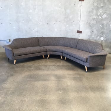 1950s Mid Century Modern Three Piece Sofa