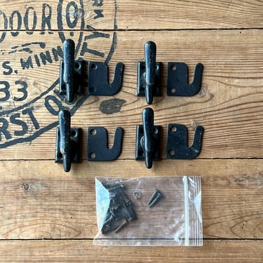Vintage Set of 4 Cabinet Door Latches 