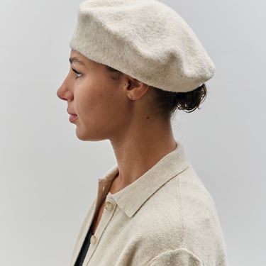 Lauren Manoogian Horizontal Beret, Ecru