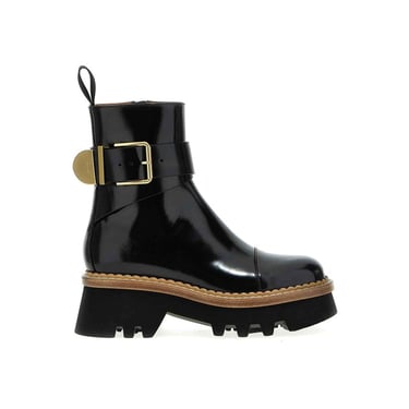 Chloe Owena Leather Boots Women