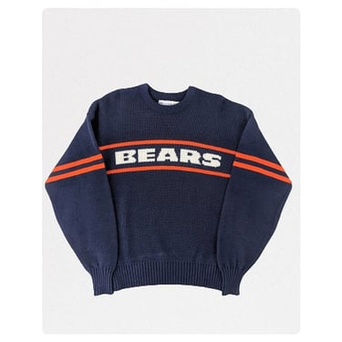 vintage 80's Bears NFL sweater (Size: M)
