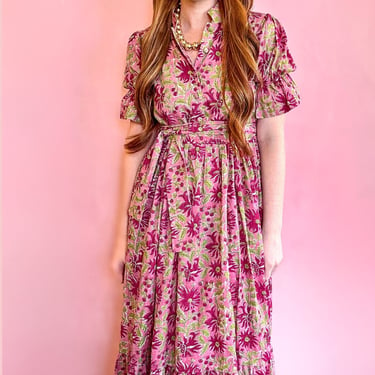 Bohemian Gemme Blair Maxi Dress- Plum Floral