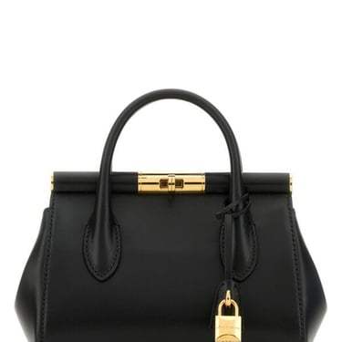 Dolce & Gabbana Women Black Leather Marlene Handbag