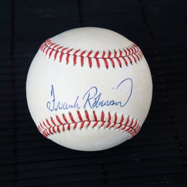 FRANK ROBINSON Autographed Authentic MLB Baseball - Hall of Famer/All Star/Baltimore Orioles - Circa late 1980's 
