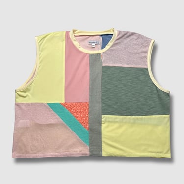 Limited Edition  'Pastels for Summer' Mock Neck Crop Top (xl)