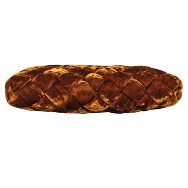Loeffler Randall - Tan Copper Velvet Woven "Aviva" Clutch
