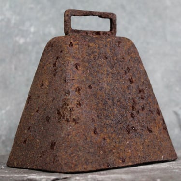 Antique Cow Bell | Rustic Farm Bell | Deep Toned Bell | Vintage Farm | Rustic Decor 
