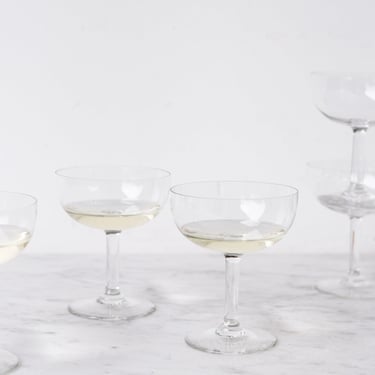 Simple Champagne Coupe Set of 6