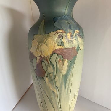 Art Nouveau Hand-Painted Art Pottery Vase by Weller Pottery 