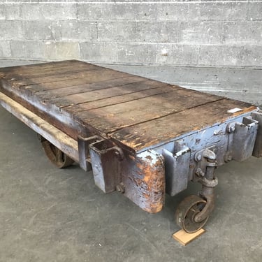 1950’s Lumber Cart (Coffee Table?) (Seattle)