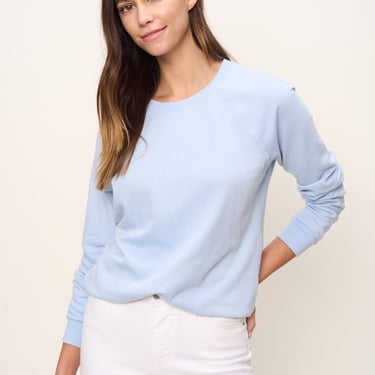 The Standard Stitch The Raglan Sweatshirt - Sky Blue