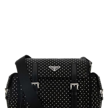 Prada Women Black Nylon Crossbody Bag