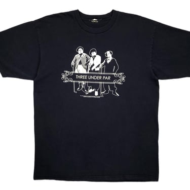 Vintage 2004 The Three Stooges “Three Under Par” Funny Movie Promo Graphic T-Shirt Size XL 